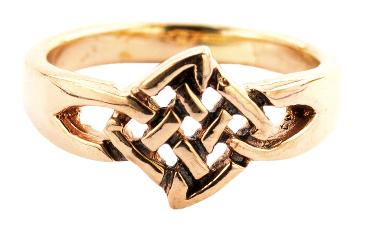 Ring "Keltischer Knoten", bronze