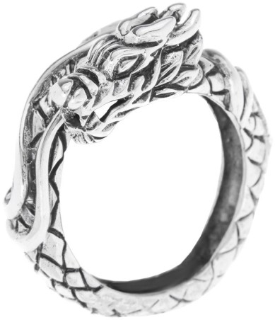 Ring "Midgardschlange", 925er Silber