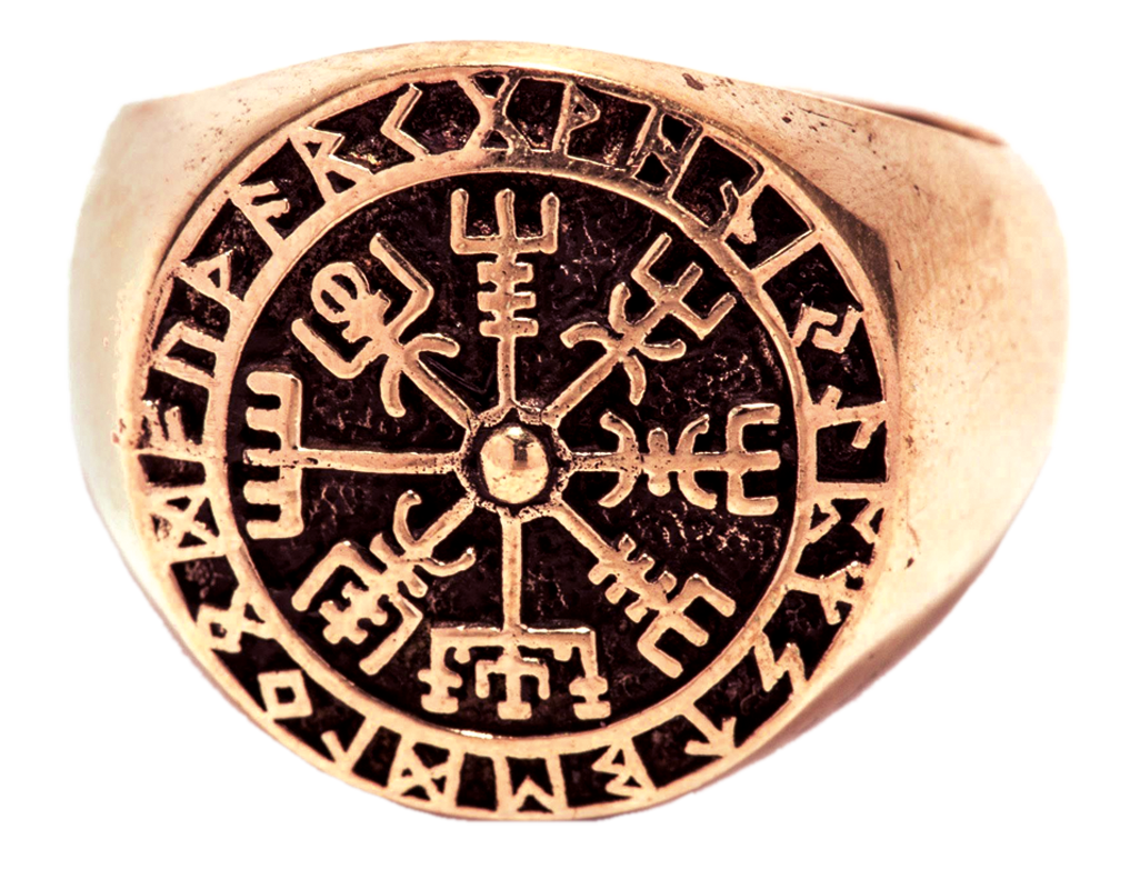 Ring "Vegvesir", bronze