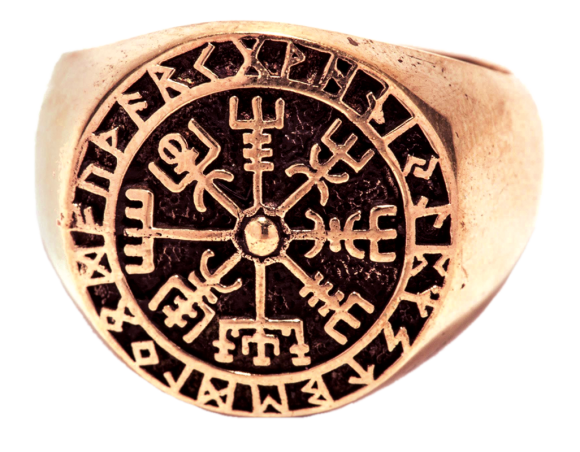 Ring "Vegvesir", bronze