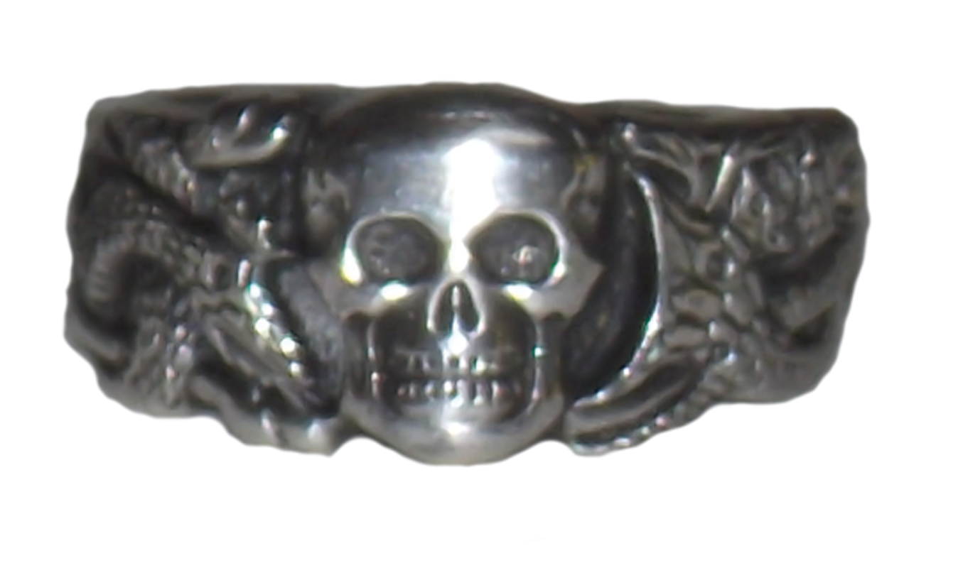 Sammlerring mit Totenkopf-Motiv "Husaren"