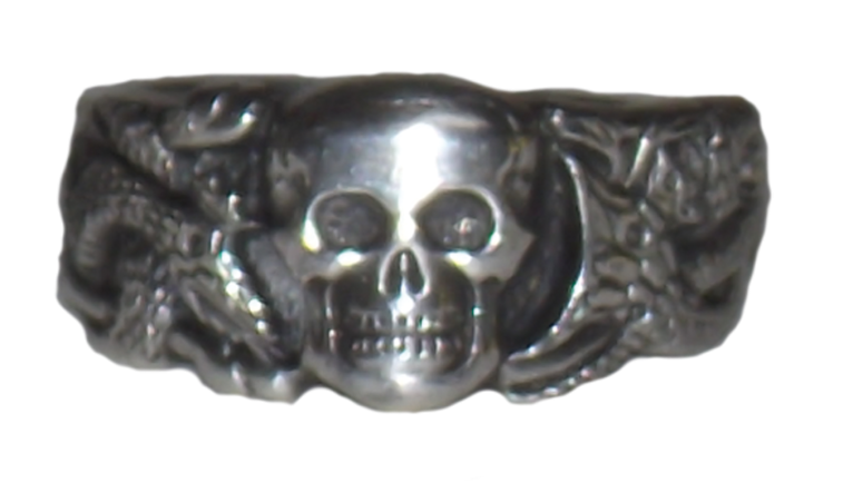 Sammlerring mit Totenkopf-Motiv "Husaren"