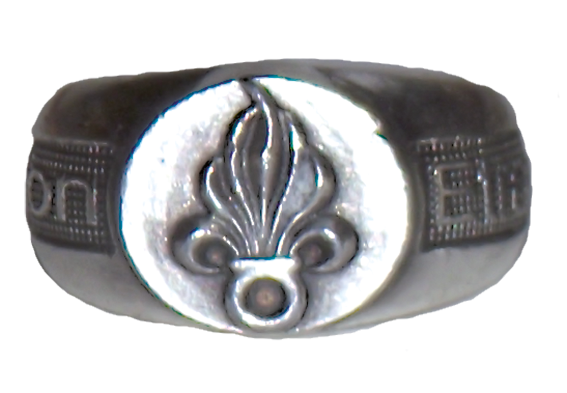 Sammlerring "Fremdenlegion Granate", Einheitsgröße 21 mm