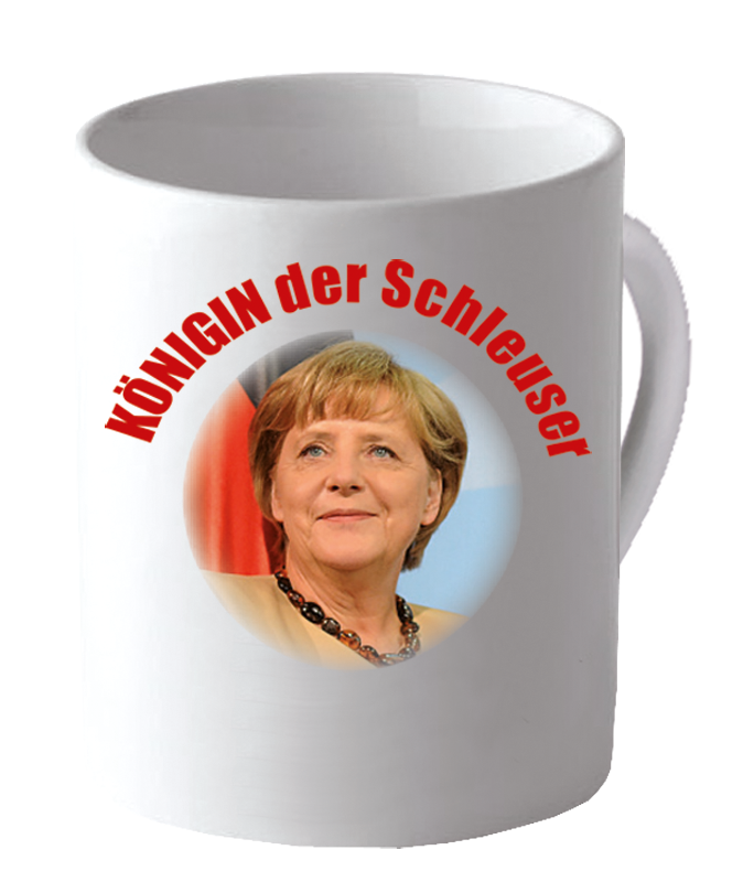 Becher "Königin der Schleuser"