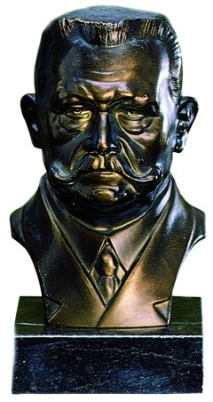 Bronzereplik Büste "Paul von Hindenburg"