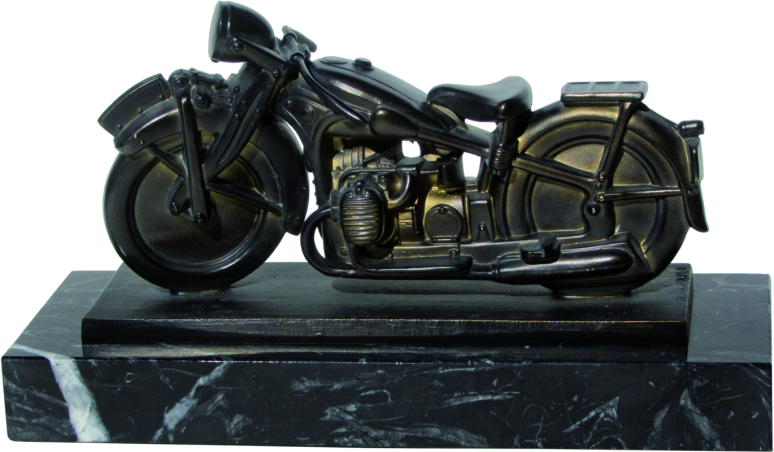 Bronzereplik "Reichswehr-/Wehrmacht-Motorrad BMW R11"