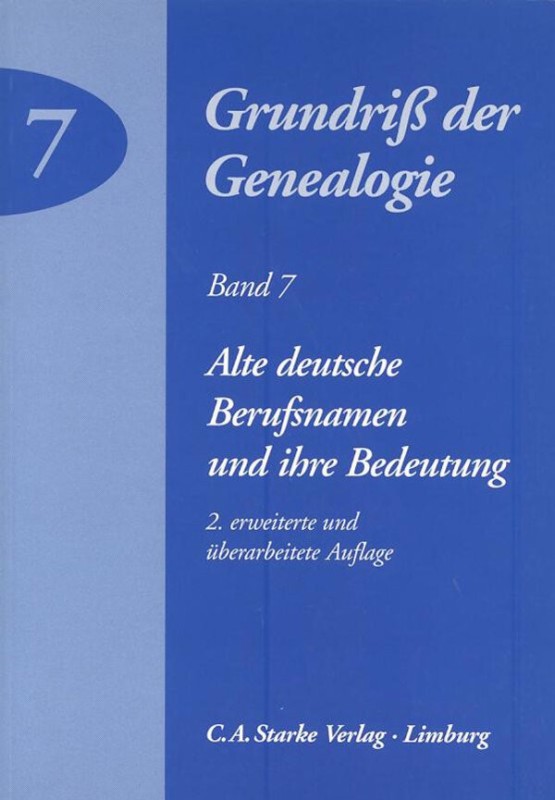 Alte deutsche Berufsnamen und ihre Bedeutun