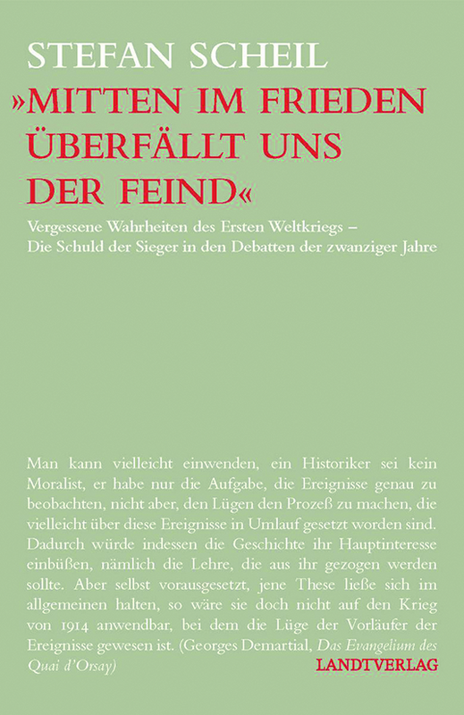 "Mitten im Frieden überfällt uns der Feind"