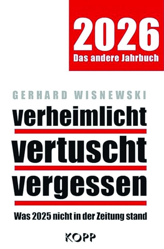 Verheimlicht - Vertuscht - Vergessen 2026