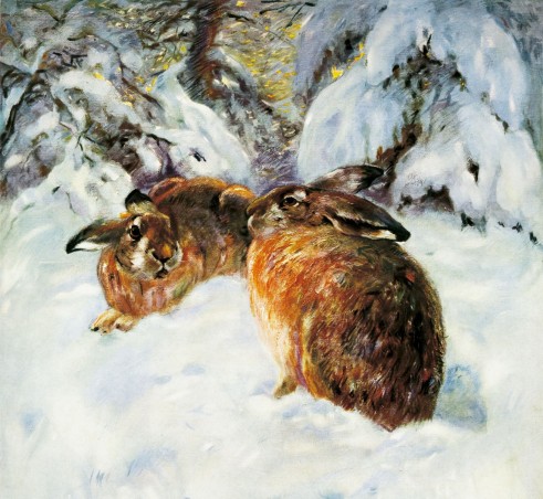 Kunstdruck "Meyer-Eberhardt, Wintersorgen"