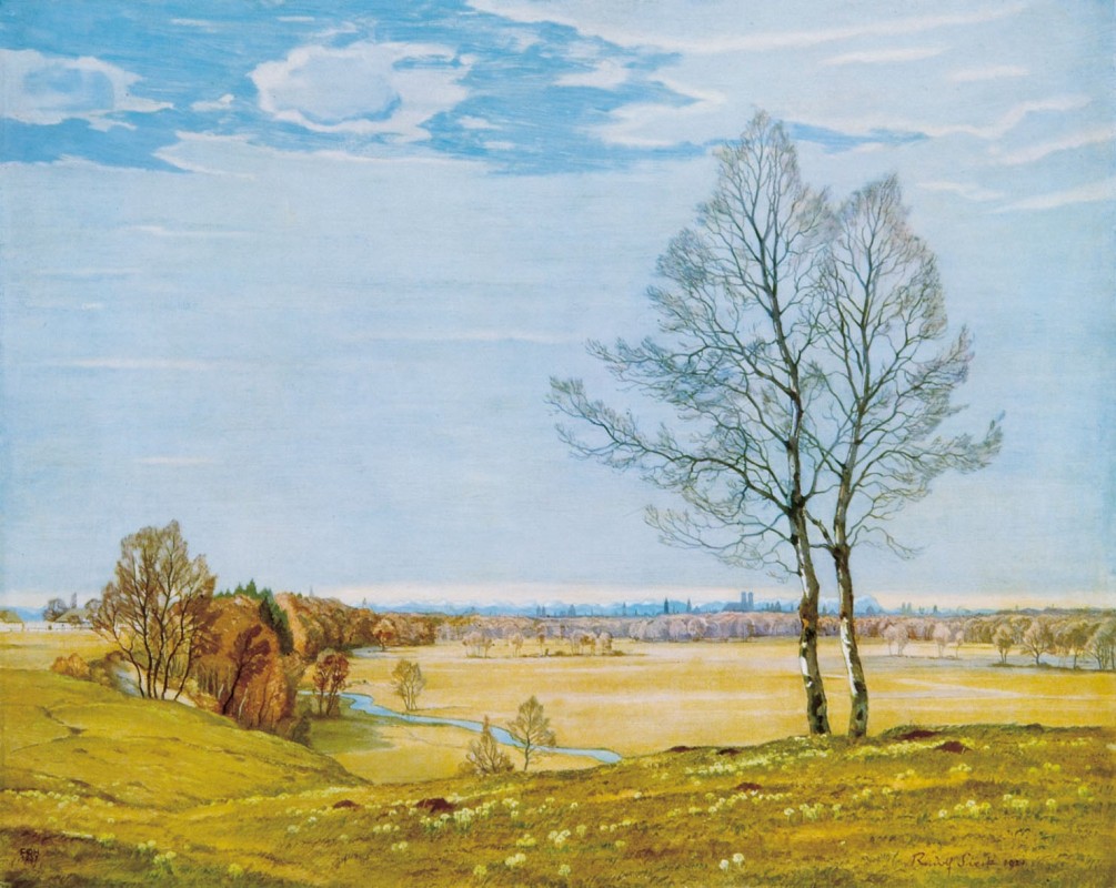 Kunstdruck "Sieck, Blick auf München"