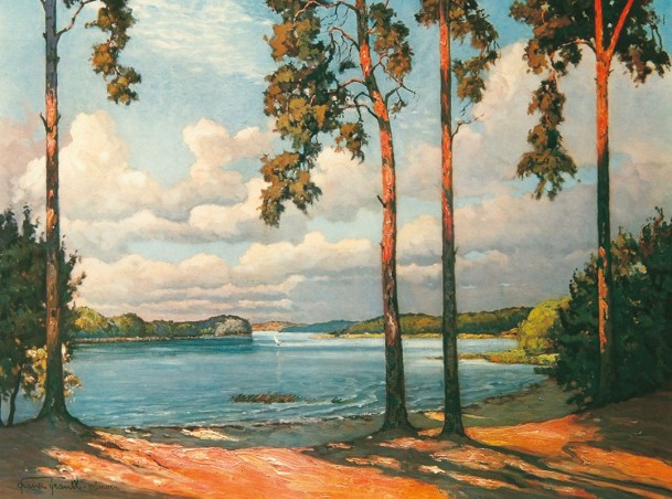 Kunstdruck "Frankl, Flußufer" (P)