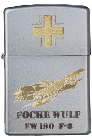 Feuerzeug "Focke Wulf Fw 190 F-8"