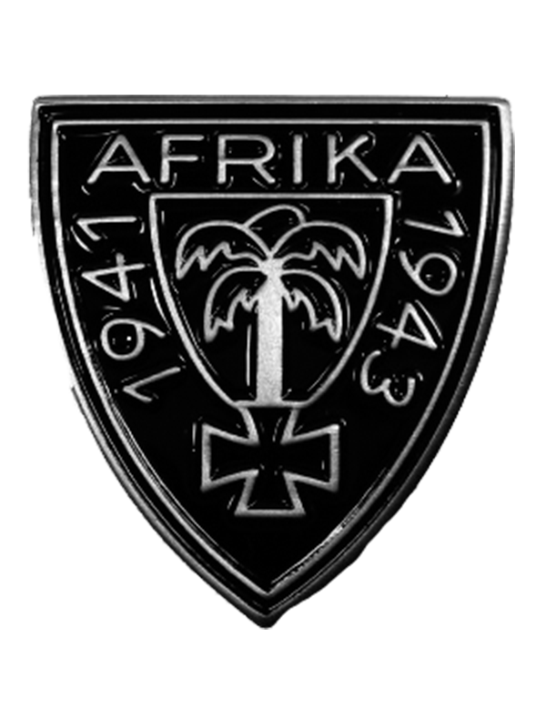 Anstecker "Deutsches Afrikakorps, schwarz"