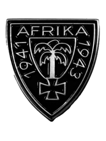 Anstecker "Deutsches Afrikakorps, schwarz"