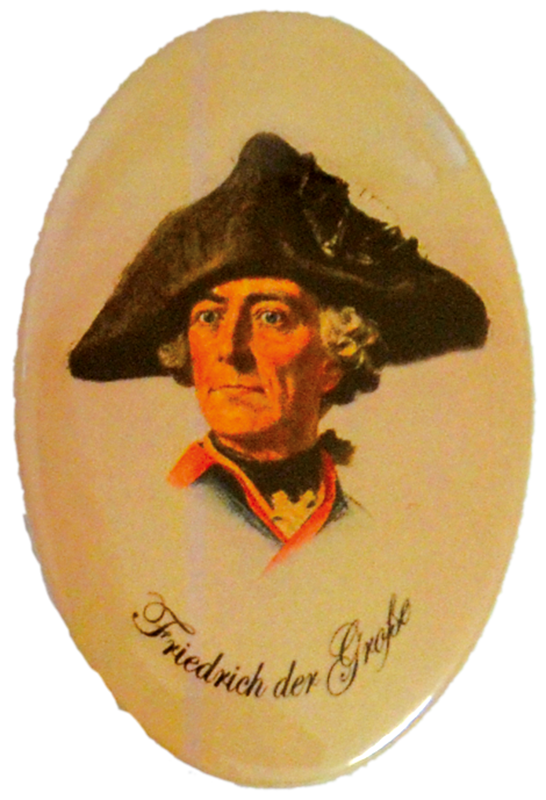 Magnet "Friedrich der Große mit Dreispitz"