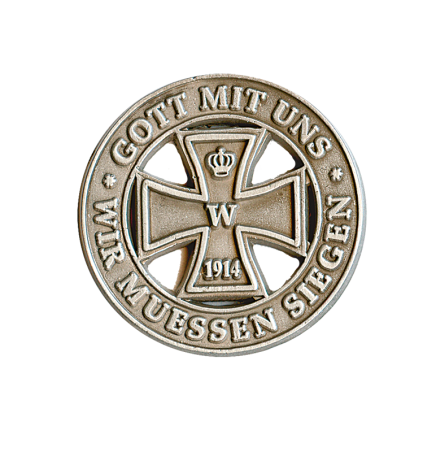 Anstecker "Gott mit uns - Wir müßen siegen"