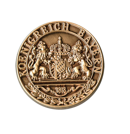 Anstecker "Hoheitszeichen Königreich Bayern 1818"