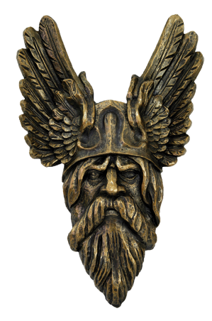 Odinsmaske bronziert