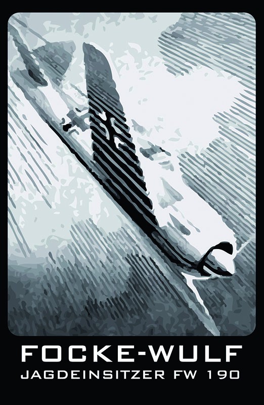 Blechschild "Focke-Wulf Fw 200 C 'Condor'", 30 x 20 cm
