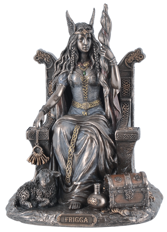 Figur "Frigga", bronziert