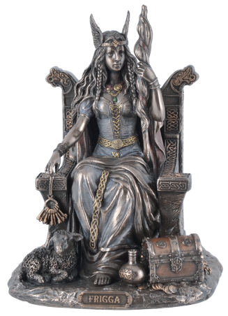 Figur "Frigga", bronziert