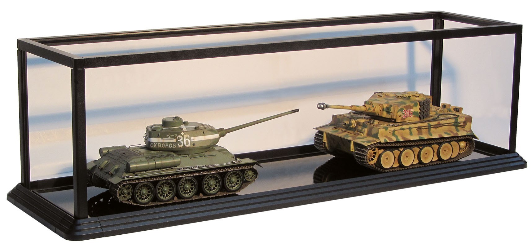 Acryl-Vitrine mit LED klein