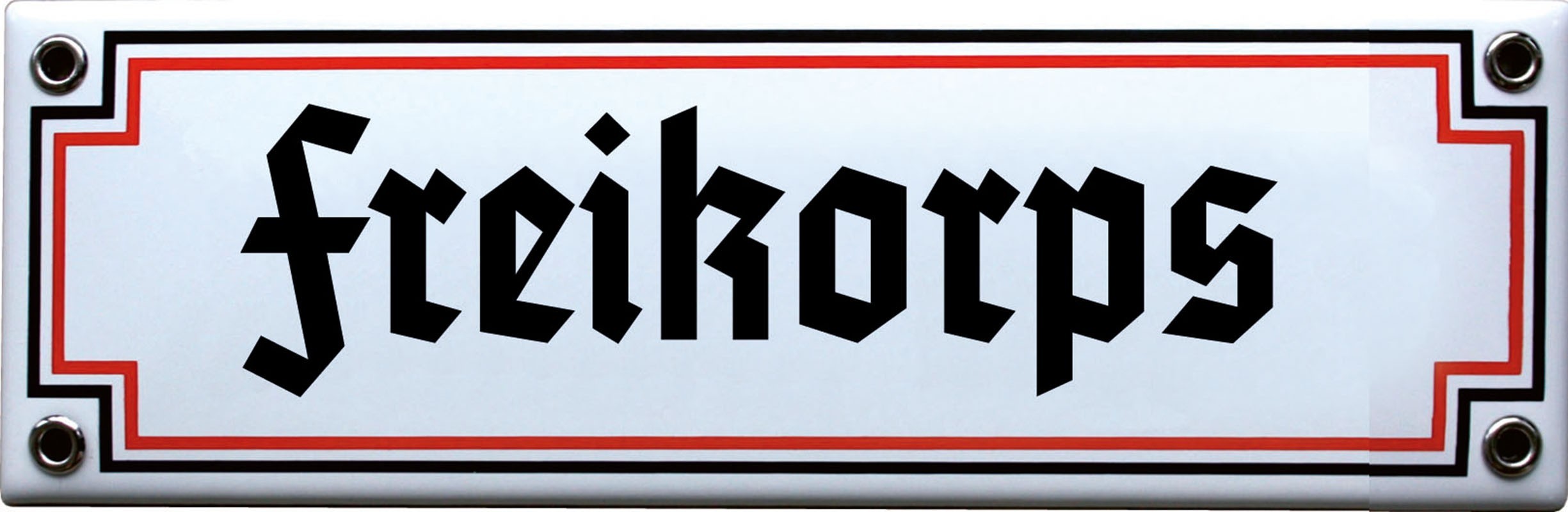 Blechschild "Freikorps"