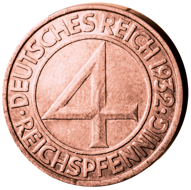 "4 Pfennig - Brüningpfennig"