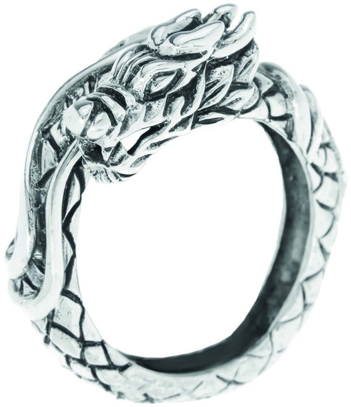 Ring Midgardschlange, silber