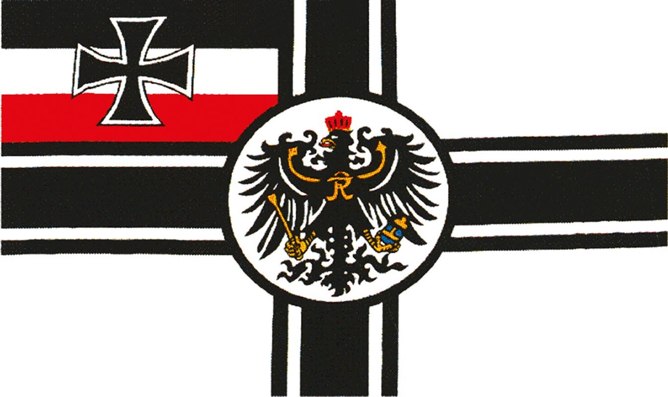 Blechschild "Kaiserliche Reichskriegsflagge"