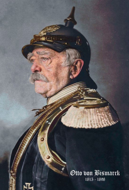 Blechschild "Otto von Bismarck"