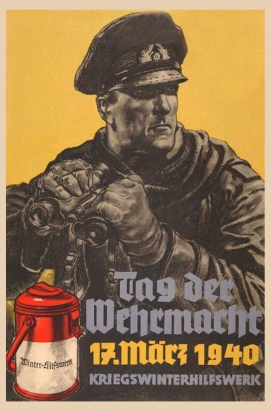 Blechschild "Tag der Wehrmacht"