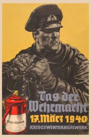 Blechschild "Tag der Wehrmacht"