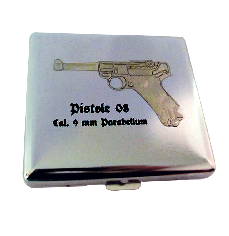 Zigarettenetui "Luger P08 - Parabellum"