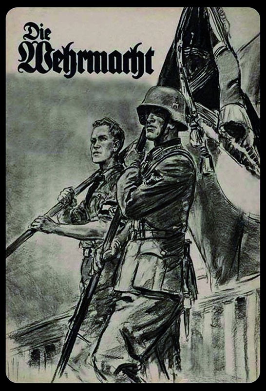 Blechschild "Fahnenträger"