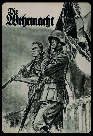 Blechschild "Fahnenträger"