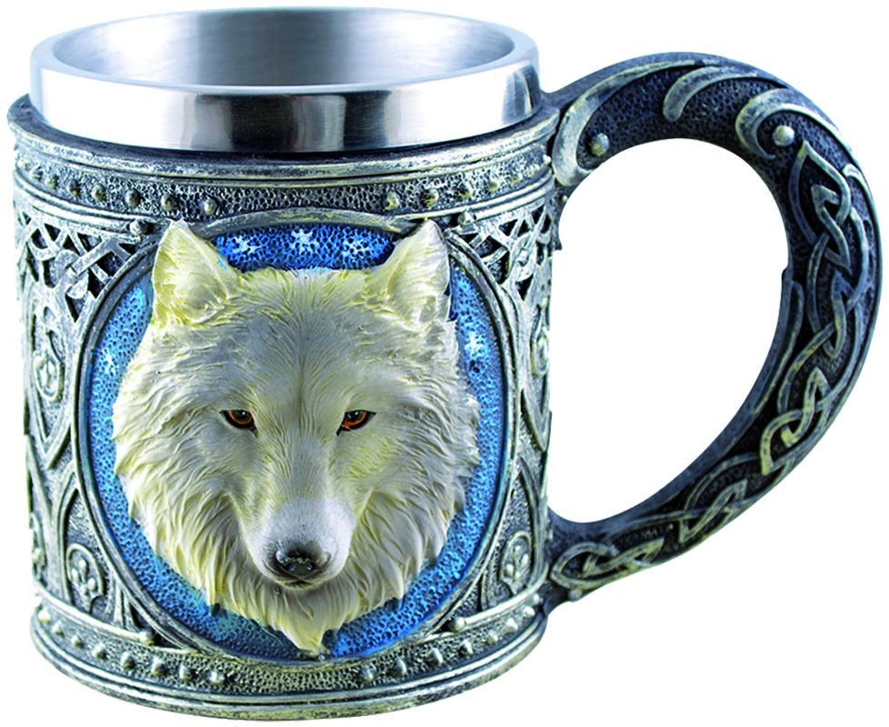 Bierkrug "Weißer Wolf"