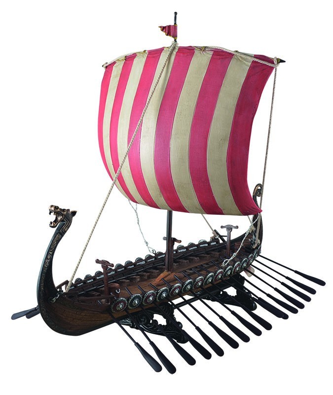 "Wikingerschiff mit Drachenkopf"
