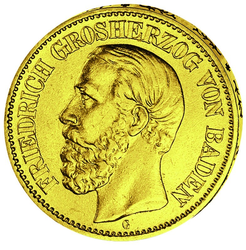 "Friedrich I.", 10 Mark