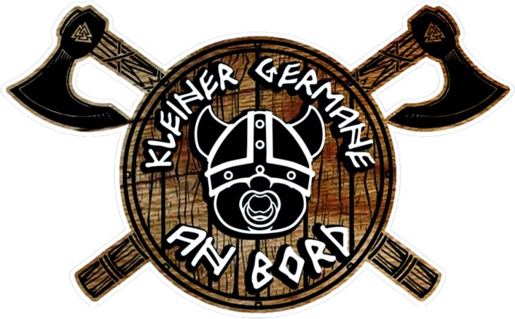 Aufkleber "Kleiner Germane"