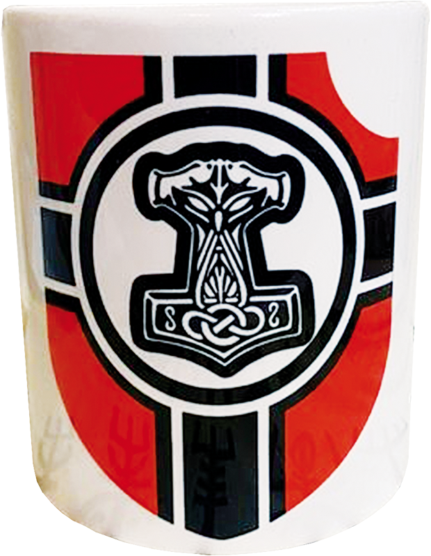 Becher "Thorshammer im Wappen"