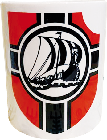 Becher "Wikingerschiff im Wappen"