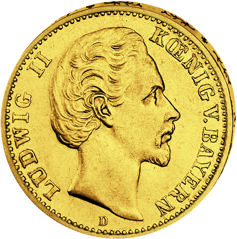 "Ludwig II.", 10 Mark