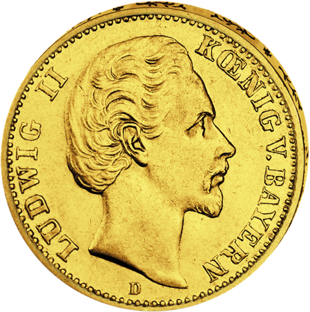"Ludwig II.", 10 Mark