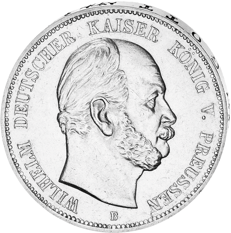 "Wilhelm I.", 5 Mark
