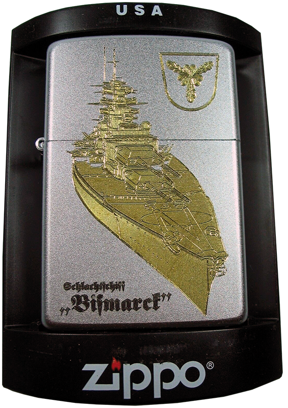 Zippo-Feuerzeug "Schlachtschiff Bismarck"