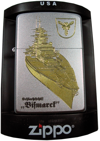 Zippo-Feuerzeug "Schlachtschiff Bismarck"