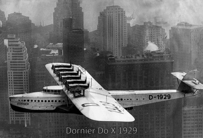 Blechschild "Dornier Do X 1929"