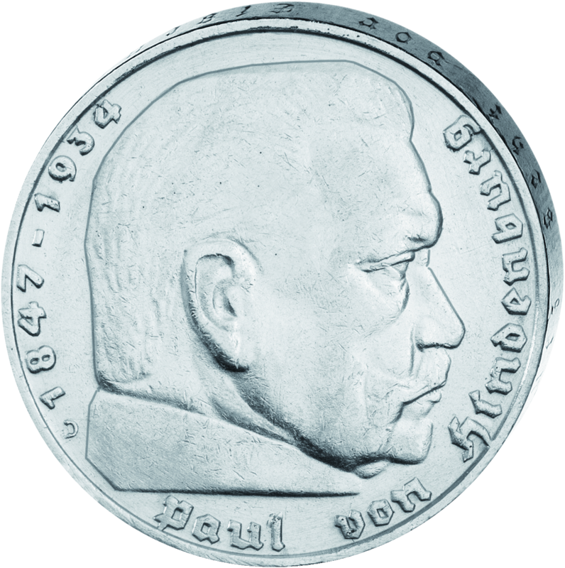 "Hindenburg", 5 Reichsmark